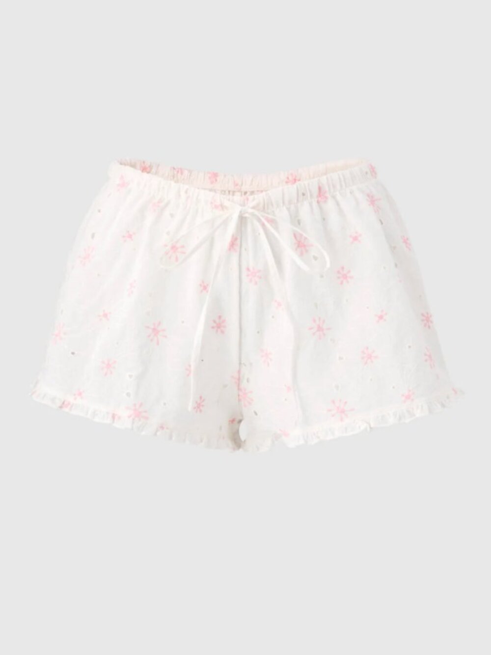 Florence by Mills White Eyelet Cotton Sleep Short size Medium